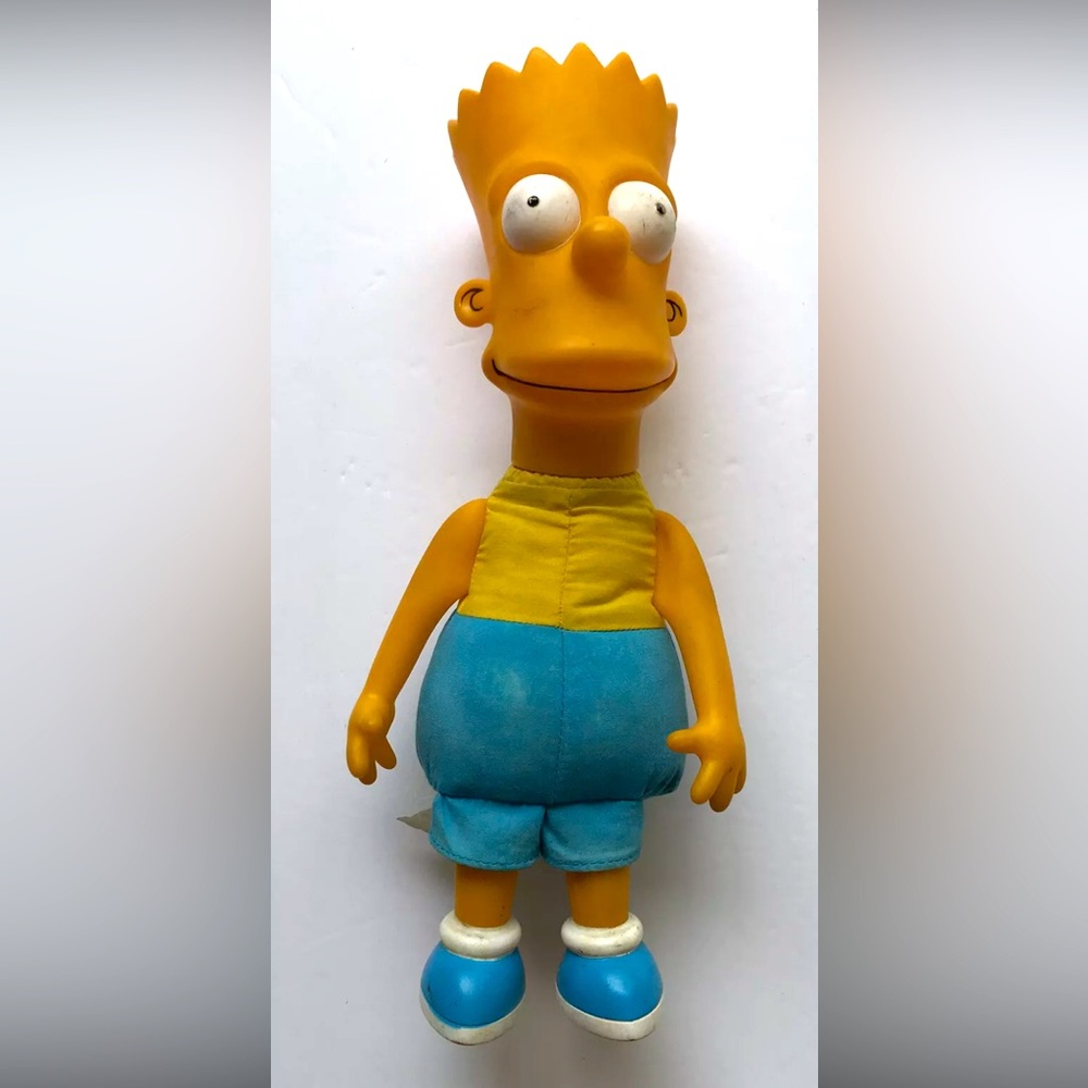 Vintage Bart Simpson 11" Plush Doll 1990 20th Century Fox Matt Groening NO SHIRT